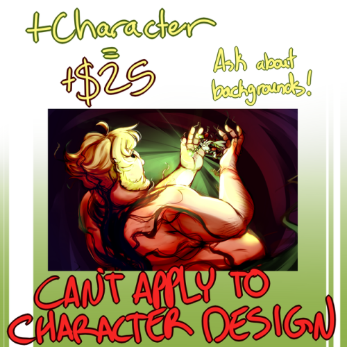 lemon-drop-soda:  Lemony Fresh UPDATED Commissions! Hello there! Everyone and their mom has been asking about commissions, and I’ve finally updated all of my prices to reflect what I would like to do instead. Hope y’all enjoy! If you can’t afford