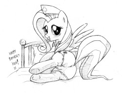 Nurse Flutters by ~awengrocks Well, that&rsquo;s pretty adorable