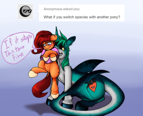 askearthairandmagic:  nibbletteponyshark:  askearthairandmagic:  Beats: ok this is freaky… Also where the heck did nibbles go?   Not THIS again. ANYTHING but this….   Beats: Some pony is being all grumpy about this. I’m loven it!!!  Cuuute. >w<