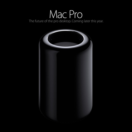 Darth Vaders bucket. The all-new Mac Pro introduction.