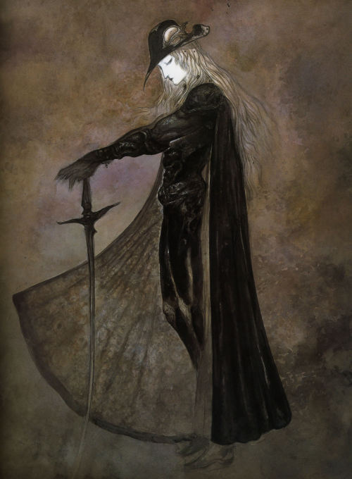 slow-deep-hard:  Vampire Hunter D • Yoshitaka Amano • Traditional Arts.