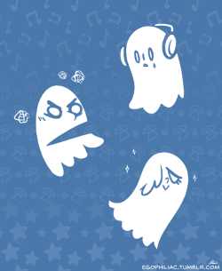 egophiliac:  some quick ghosty cousins! :D