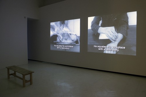 euo:     Harun Farocki –  He equates his workplace with a laboratory.     