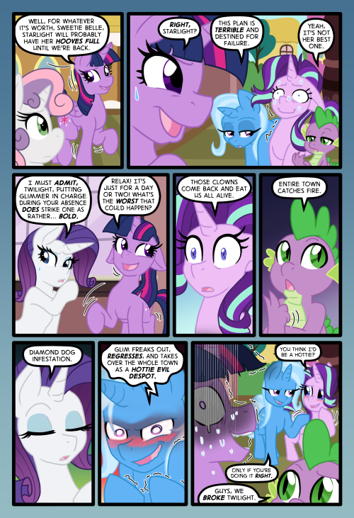 Lonely Hooves 4-3Hope youre up to the task Glimmer. Looks like Trixie wants you to be!Wanna meet o