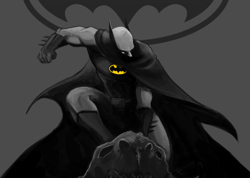 Happy Batman Day - A Day LateIts a trace but, I really just wanted to mess around with shading and&h