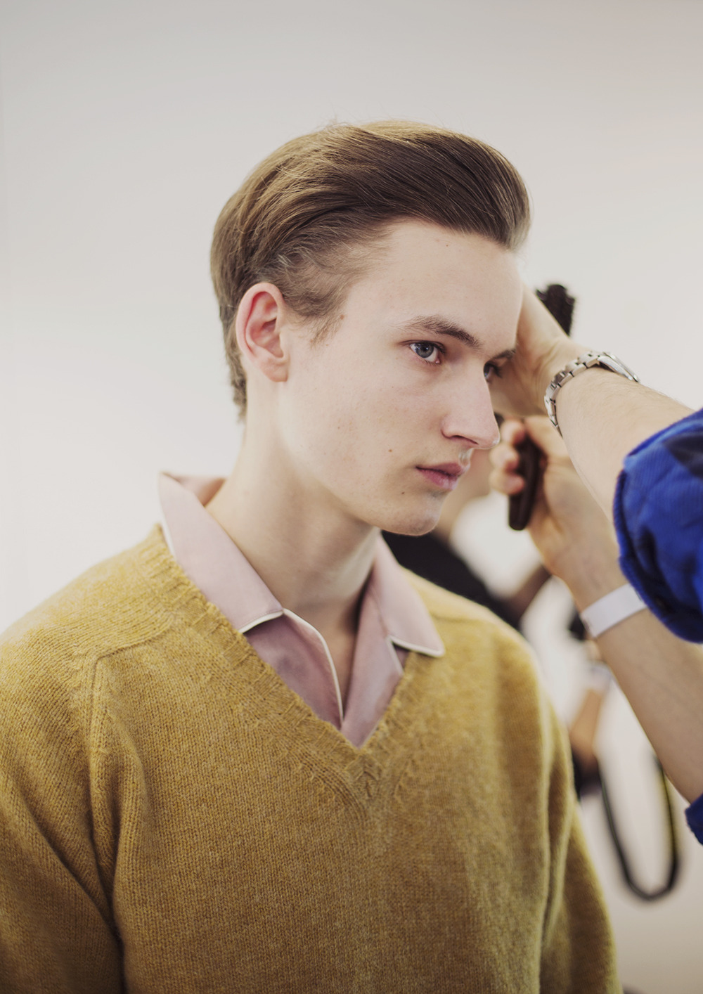 godblessmalemodels:  Dunhill F/W 15.16 backstage by Ieva Blazeviciute.