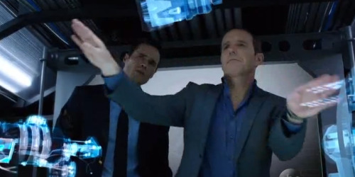 I swear. Funniest scene in the series so far. Incredibly skilled agents just got owned by an holographic table.