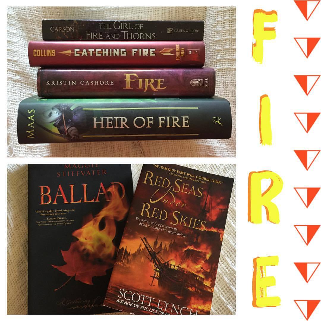 This week’s #weeklybookstagram was fun! Wish I could find more books for it, though.
I went two different routes: top left is books with the word #fire in the title, bottom left is books with actual fire on the cover.
#books #bookstagram #flame...