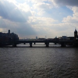 Hellomynameismelvin:  View From London Bridge! #London #Weekend #Bridges #City #Bluesky