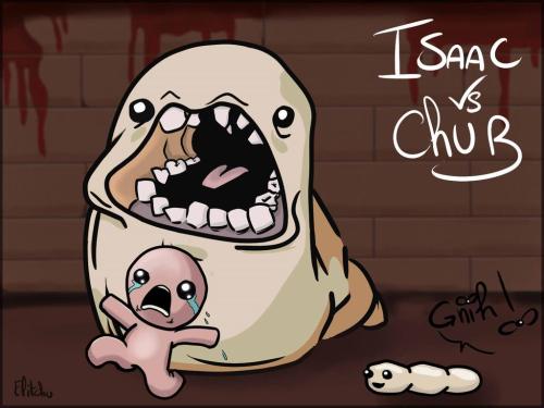 elitchu:Isaac VS ChubI spent a lot of time on this one. Before, I drew random things, usually people