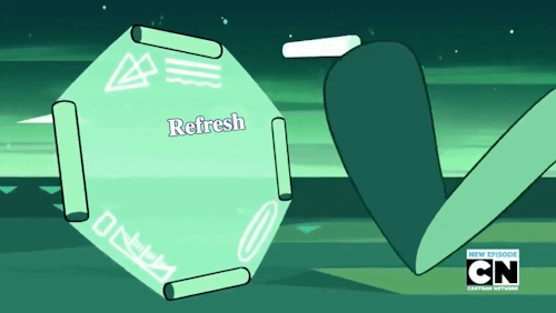 charlesoberonn:  I made a refreshing Peridot reaction gif