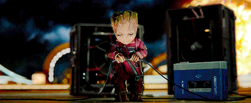 mishasminions:BABY GROOT IS LITERALLY THE CUTEST THING IN THE GALAXY