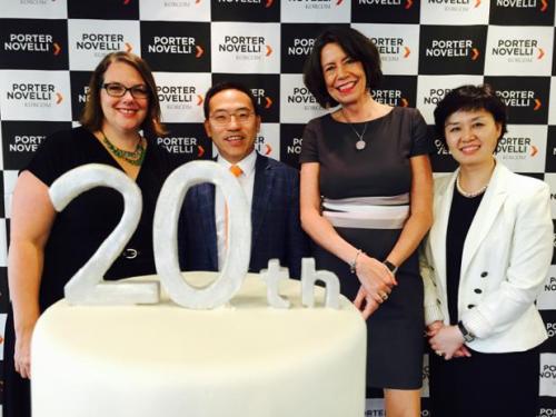 Karen van Bergen, global CEO of Porter Novelli, is in South Korea to celebrate KorCom PN’s 20th anniversary. Congrats team!