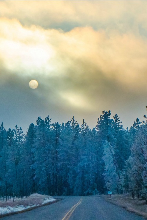 disminucion:  Sun through Low Clouds, Ed Suominen