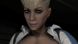 Blackspleenlotus:  Cassie Cage Handjob. I Was Trying To Give Her This Shit-Eating