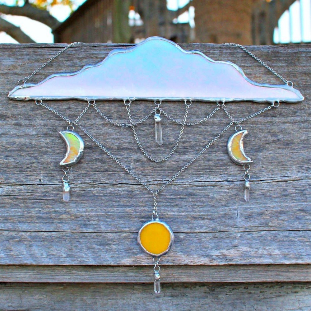 sosuperawesome:  Stained Glass Art  The Sweet Karma Bar  #Etsy #Stained Glass  