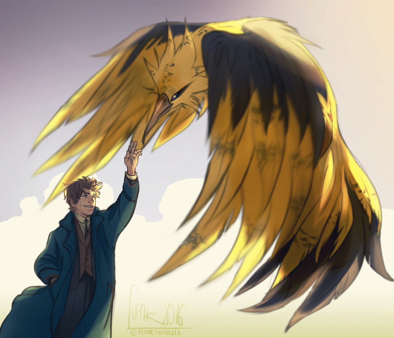 fennethianell: Newt as the Pokemon Trainer :DHe would be bff with Spark, let’s