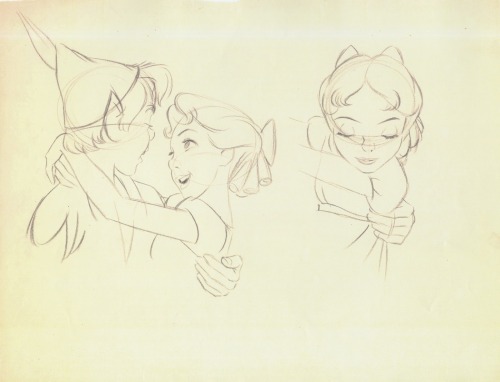 Peter Pan rough sketches by Milt Kahl (x)