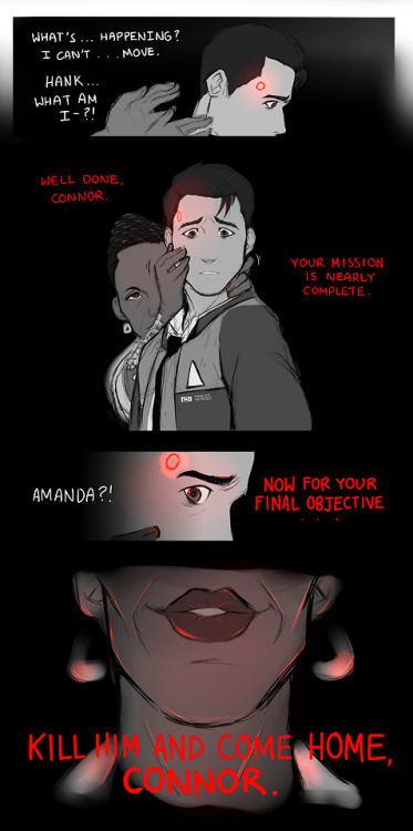 smudgeandfrank: Didn’t know androids had nightmares too…Nightmare Part 2 Yuckkkk this m