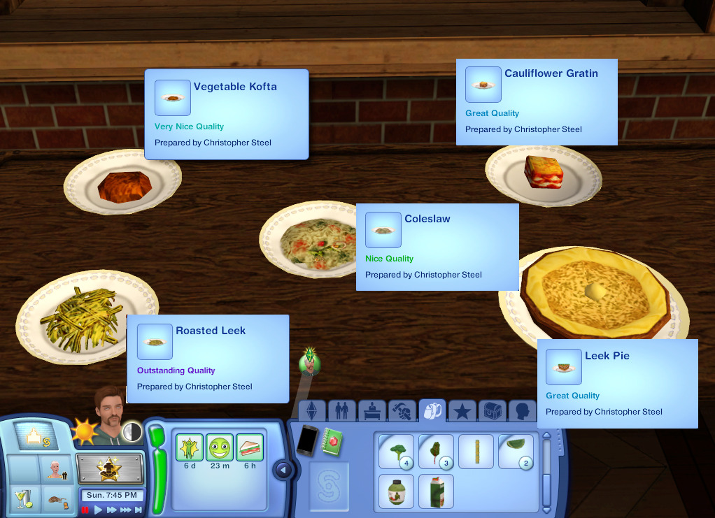 aroundthesims:  icy-spicy-scalpel:  Green Vegetables:  This is a collaboration between