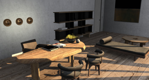 Charlotte Perriand SetFor the sims 4D O W N L O A D(Sim File Share)Set includes:Indochine Chair Mesh