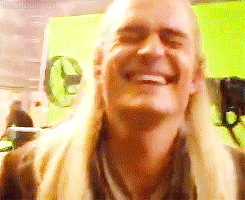 thranduilings:Orlando says goodbye to Legolas and sing along to they’re taking the hobbits to Isenga