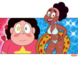 bigtymeuniverse: Steven X Kiki A Drawthread