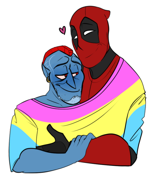 theyondu:yond-u:I am way too in love with this pairing and yes thats a giant pan shirt dont look at 