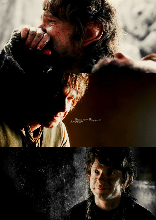 elvenking: SCREENCAP/GIF MEME▻ sgtbarncs asked Emotions + Bilbo