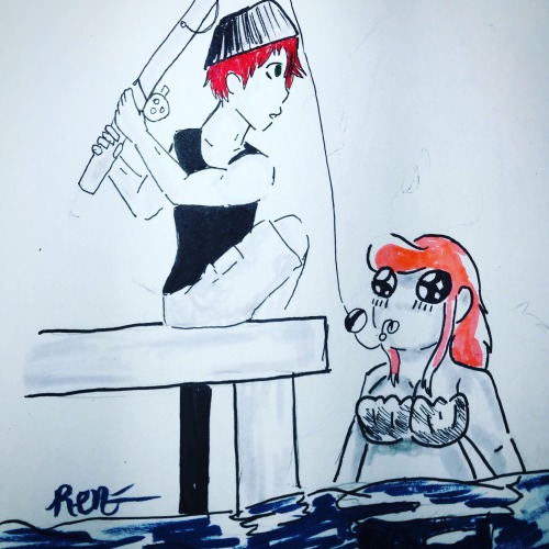 Inktober Day 30: Catch