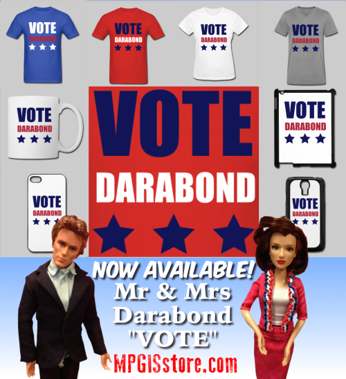 Now available in the MPGiS Store! Mr & Mrs Darabond Merchandise!
MPGiSStore.com