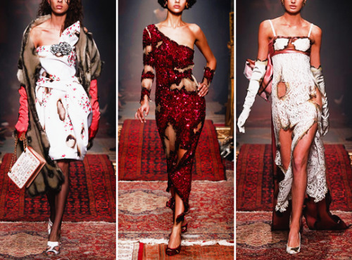 agentqarter:moschino’s burned dresses | f/w 2016