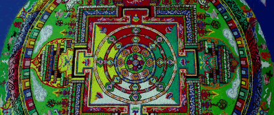 elaichi-cha:  psychronic:  chalkandwater:  Sand mandala at Thikse Monastery, Ladakh, India. Samsara (2011)  Imagine sighing after finishing a detail and it blows out everything you’ve done  That’s basically what these monks do actually. They create