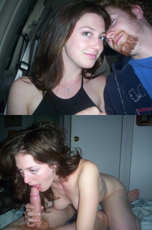 wiveswideopen:  Before and after sluts exposed.     More wives and girlfriends here: