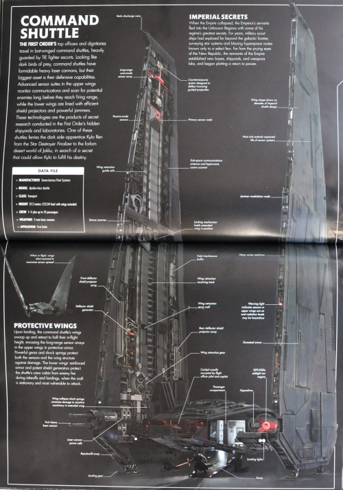 ohtze:millicentthecat:First Order Command Shuttle from Star Wars: The Force Awakens: Incredible Cros