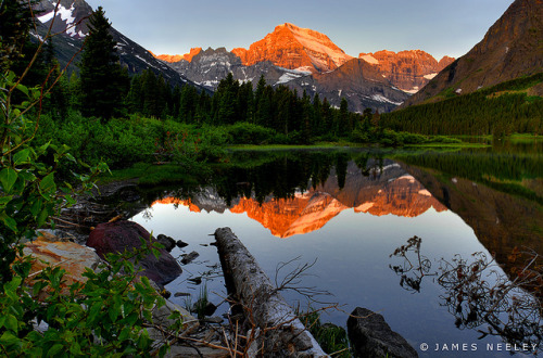 Mount Gould in Morning Light by James Neeley on Flickr.