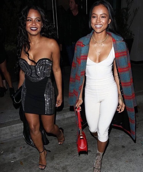 WHEN U & BABY GIRL KILL EM’ ERR NITE-Karrueche and Christina Milian1966mag.com