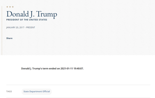 Snapshot of a false dawn.This is “legit” in the sense that it was on the State Department website as