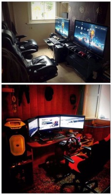 iansoulfox:  spacemothy:  datcatwhatcameback:  airbladeart:  pr1nceshawn:  Nothing makes gaming better than a great game room.    HOW DO THESE PEOPLE HAVE THIS MUCH FUCKING MONEY  Please mark your Porn!  People with more money than I’ll ever have in