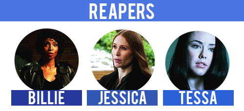 inacatastrophicmind:SPN hiatus creations | Week Eleven | Female Characters