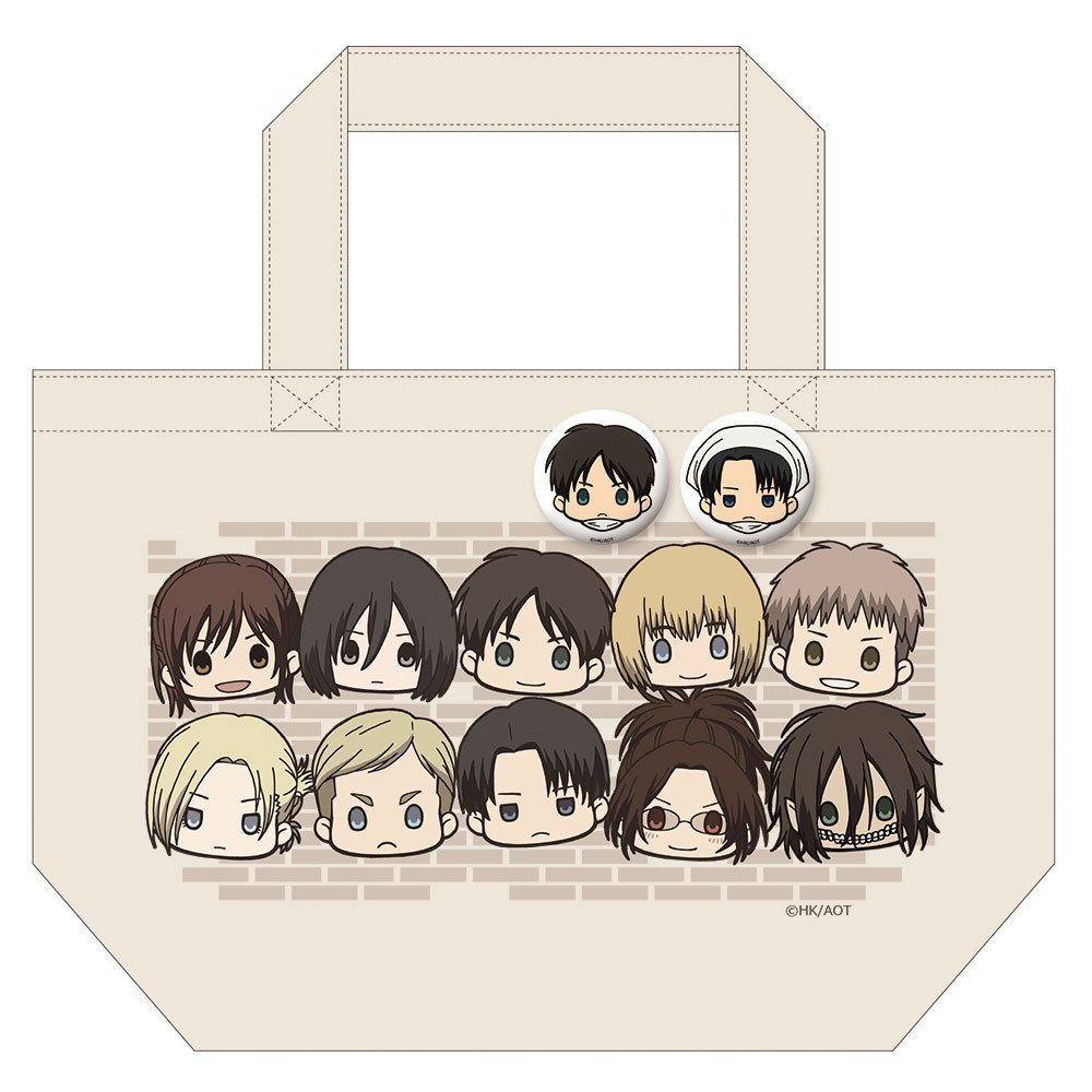 snkmerchandise: News: SnK x Azu Maker Pouches &amp; Tote Bags Original Release