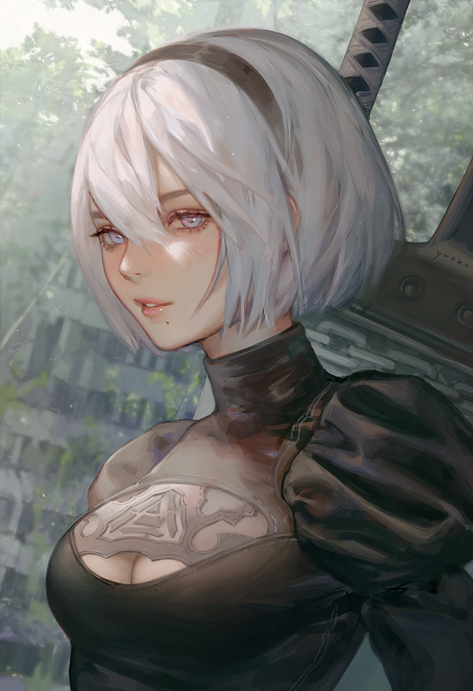 animepopheart: ★ yue |  2b / a2 ☆ ⊳ nier: automata ✔ republished w/permission