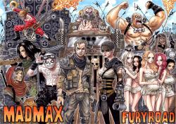 fieryone:  overdrive-zeff:  theoeuvre:pizza-omelette:  ARE YOU KIDDING ME?!    MY GOD GEET THE FUCK OUT THIS CANT BE REAL  DID ODA SERIOUSLY DRAW MAD MAX FURY ROAD FAN ART? HOLY SHIT THIS IS AWESOME AND APPROPRIATE  This isn’t Oda. It’s a Pixv artist. 