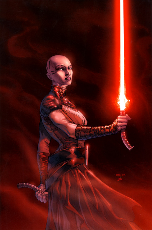 the-far-bright-center:Asajj Ventress // Brian Ching // Star Wars: Obsession #2