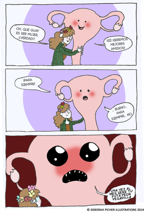 deborahpicherillustrations:  LA MONSTRUACIÓN 