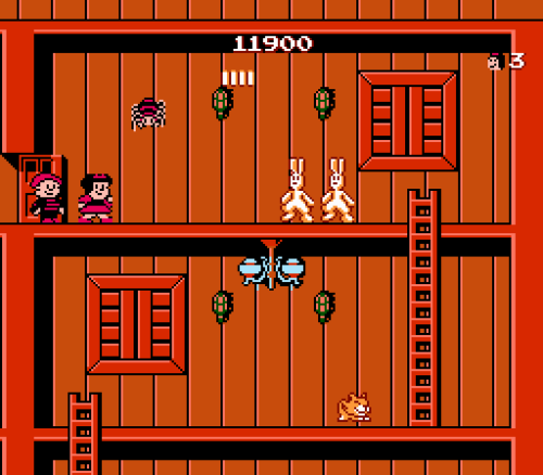 Nancy (NES/Famicom) [Mickey Mousecapade] https://youtu.be/JQBzY4VR1soJoin Nancy and Sluggo (from the