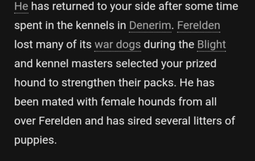 inquisitor-julia:I always wondered why my warden’s mabari wasn’t with her in Awakening b