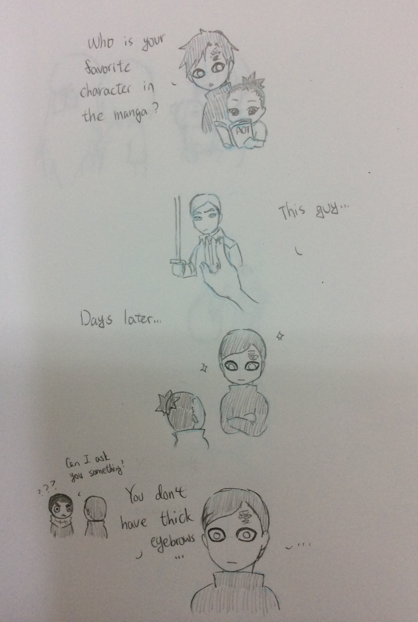 synthiachen1995:  synthiachen1995:  Gaara and Shikadai   Shikadai’s cuteness overload