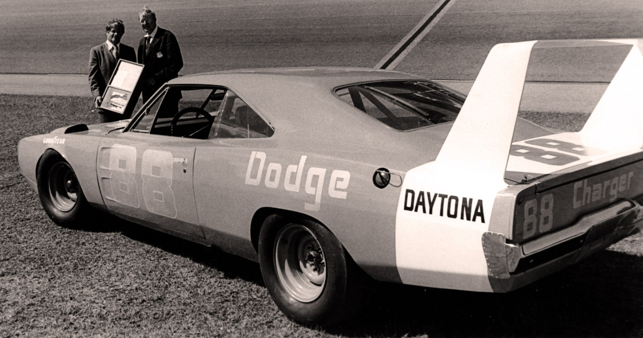 carsthatnevermadeit:  Dodge Charger Daytona, 1969. A series of 503 road cars built