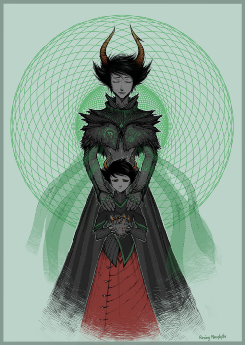 roving-neophyte:Kanaya and DolorosaInitially I didn’t really like this drawing, but currently I’m dr